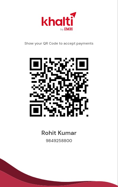 MeroEngineering Khalti payment QR code
